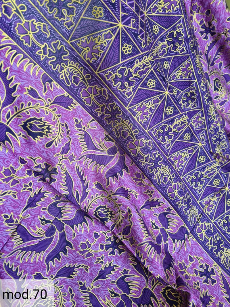 Традиционный Саронг из Индонезии с ручной росписью батиком S-Mod-700