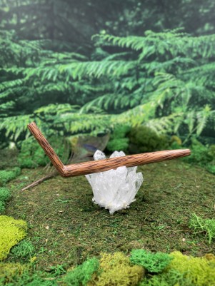 Двойная Тепи из кокоса, 18 см — трубка для Рапэ, Бали