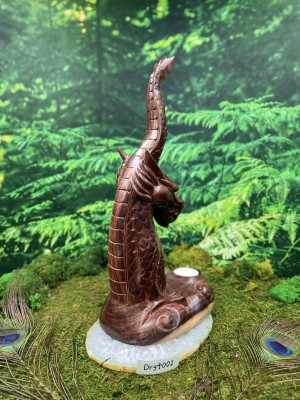 Подсвечник Алтарный: Дракон ☥ 002, ручная работа, Бали