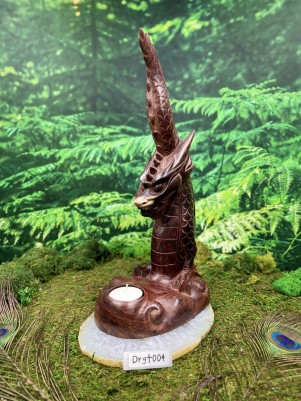 Подсвечник Алтарный: Дракон ☥ 004 | Ручная работа Бали