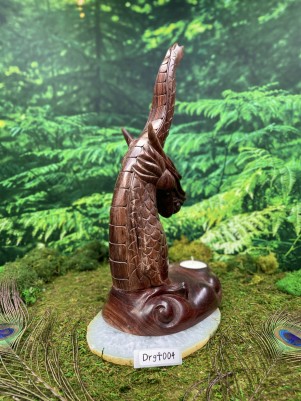 Подсвечник Алтарный: Дракон ☥ 004 | Ручная работа Бали