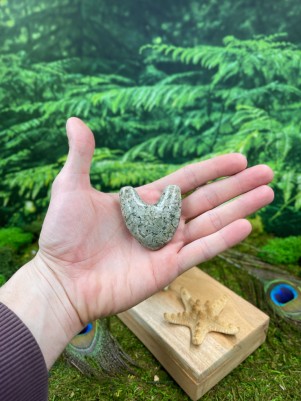 Трубка для Рапэ | Курипи из каменной крошки Brumbun (зелёный)