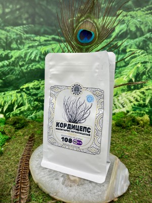 Ultra, Кордицепс милитарис (Cordyceps militaris), зерномицелий, 108 веган капсул, по 0,75 г.