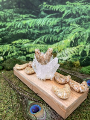 Трубка для Рапэ | Курипи из каменной крошки Brumbun (жёлтый)