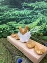 Трубка для Хапе | Курипи из каменной крошки Brumbun (золотистый)