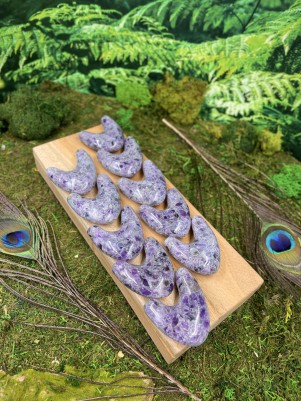 Трубка для Рапэ | Курипи из аметистовой крошки (Аметист)