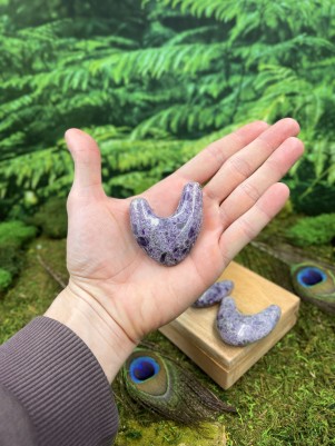 Трубка для Рапэ | Курипи из аметистовой крошки (Аметист)