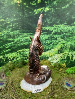 Подсвечник Алтарный «Дракон ☥ 009» | Ручная работа Бали