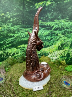 Подсвечник Алтарный «Дракон ☥ 010» | Ручная работа Бали