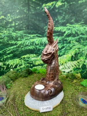 Подсвечник алтарный «Дракон ☥ 011» | Ручная работа Бали