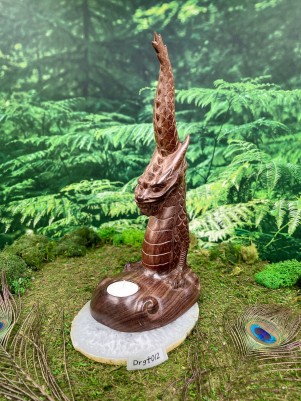 Подсвечник алтарный «Дракон ☥ 012» | Ручная работа Бали