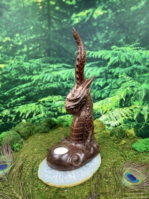 Подсвечник алтарный «Дракон ☥ 014» | Ручная работа Бали