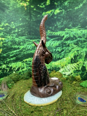 Подсвечник алтарный «Дракон ☥ 014» | Ручная работа Бали