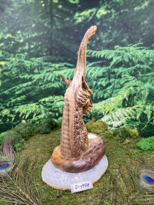 Подсвечник алтарный «Дракон ☥ 016» (светлое Соно) | Ручная работа Бали