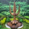 Подсвечник алтарный: Трезубец. Соно с Аметистом. ☥ 29