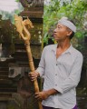 Посох "Gold Dragon" — Золотой Страж | Ручная работа Бали