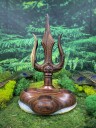 Подсвечник алтарный: Трезубец. Соно с Аметистом. ☥ 31