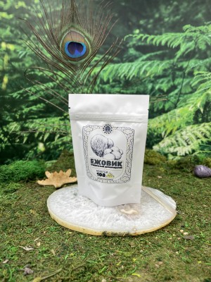 Ежовик гребенчатый (Hericium erinaceus) Lion’s Mane (львиная грива) зерномицелий, 108 г.