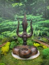 Подсвечник алтарный: Трезубец. Соно с Аметистом. ☥ 33
