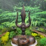 Подсвечник алтарный: Трезубец. Соно с Аметистом. ☥ 33