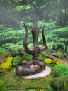 Подсвечник алтарный: Трезубец. Соно с Аметистом. ☥ 33
