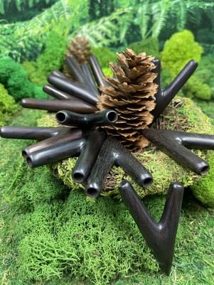 Курипи Синглблок из дерева Эбен