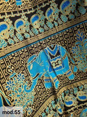 Саронг из Индонезии | Батик ручной работы, хлопок 100% (арт. 505)