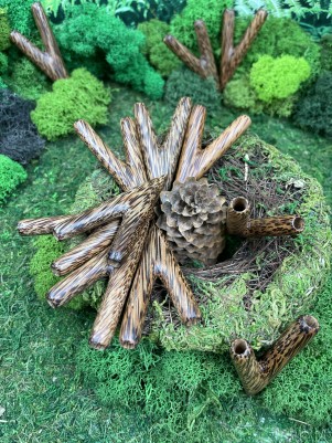 Курипи Синглблок из дерева Кокос