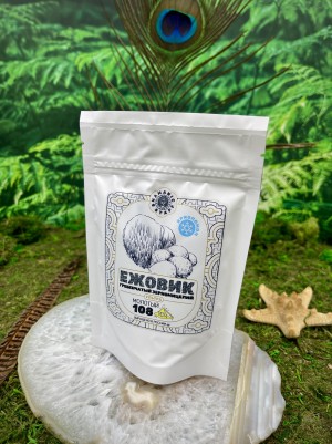 Ultra, Ежовик гребенчатый (Hericium erinaceus) Lion’s Mane (львиная грива) зерномицелий, 108 г.