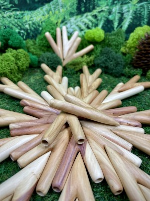 Курипи Синглблок из дерева Чемара