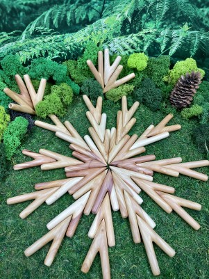 Курипи Синглблок из дерева Чемара