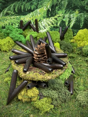 Курипи из дерева Эбен