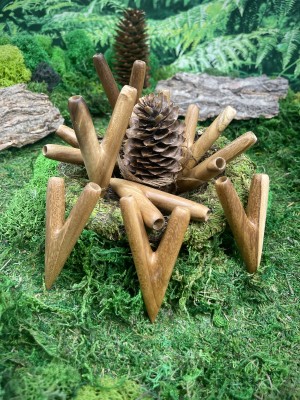 Курипи Синглблок из дерева Тик