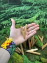Курипи Синглблок из дерева Тик