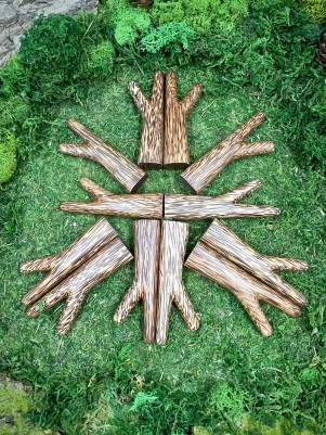 Курипи Синглблок Стендинг из дерева Кокос