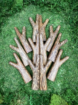 Курипи Синглблок Стендинг из дерева Кокос