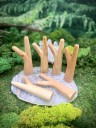 Курипи Синглблок Стендинг из дерева Чемара
