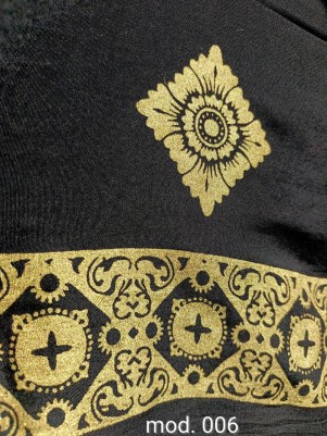 Традиционный Саронг из Индонезии с ручной росписью батиком S-Mod-006