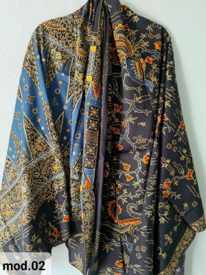 Традиционный Саронг из Индонезии с ручной росписью батиком S-Mod-002