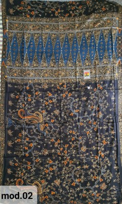 Традиционный Саронг из Индонезии с ручной росписью батиком S-Mod-002