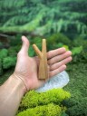 Курипи Синглблок Стендинг из дерева Тик