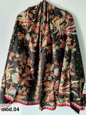 Традиционный Саронг из Индонезии с ручной росписью батиком S-Mod-004