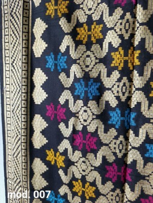 Традиционный Саронг из Индонезии с ручной росписью батиком S-Mod-007