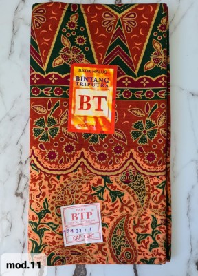 Традиционный Саронг из Индонезии с ручной росписью батиком S-Mod-101