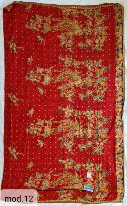 Традиционный Саронг из Индонезии с ручной росписью батиком S-Mod-102