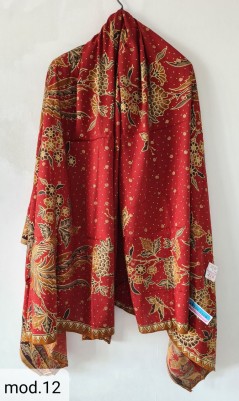 Традиционный Саронг из Индонезии с ручной росписью батиком S-Mod-102