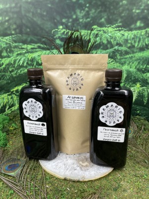 Набор «Сияние Чистоты» Агарик 108 г + Экстракт Кедра 500 мл + Экстракт Пихты 500 мл