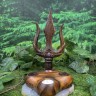 Подсвечник алтарный: Трезубец. Соно с Аметистом ☥ 49