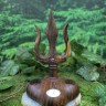 Подсвечник алтарный: Трезубец. Соно с Аметистом ☥ 51