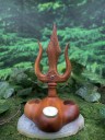 Подсвечник алтарный: Трезубец. Вару с Аметистом ☥ 47
